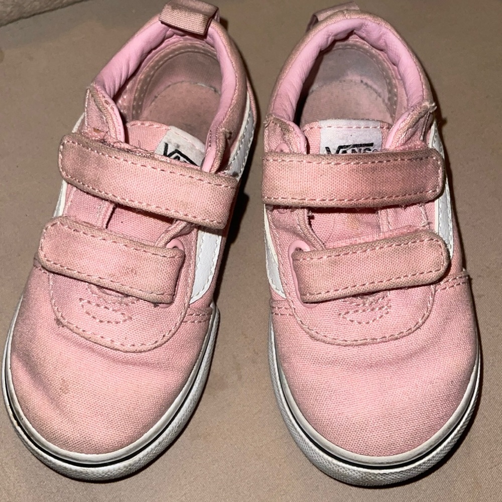 Vans Toddler Pink 2 Strap Sneaker